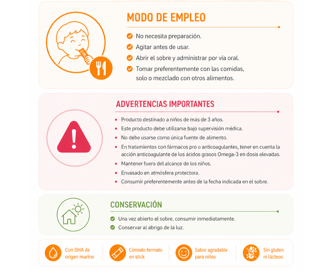 BRUDY GEL DHA KIDS | DHA 500 (30 sobres)