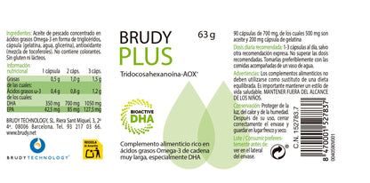 BRUDY PLUS (90 cápsulas)